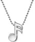 Фото #1 товара Alex Woo music Note Necklace in Sterling Silver