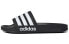 Фото #1 товара Шлепанцы Adidas Adilette Shower Slides унисекс черного цвета