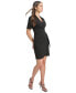 Фото #6 товара Платье DKNY с короткими рукавами и оборкой на подоле