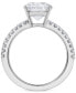 Certified Lab Grown Diamond Solitaire X Engagement Ring (3-3/8 ct. t.w.) in 14k White Gold