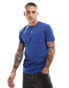 Superdry Essential washed pocket t-shirt in washed supermarine navy