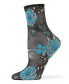ფოტო #1 პროდუქტის Women's Botanical Sheer See-Through Anklet Socks