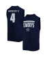 ფოტო #1 პროდუქტის Big Boys Dak Prescott Navy Dallas Cowboys Fast Track V-Neck Tank Top