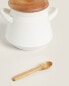 Фото #6 товара Ceramic sugar bowl with wooden lid