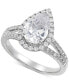 ფოტო #1 პროდუქტის IGI Certified Lab Grown Diamond Pear Engagement Ring (2 ct. t.w.) in 14k White Gold