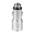 LogiLink USB car charger with integrated emergency hammer - 10.5W - Auto - Cigar lighter - 5 V - Silver