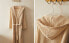 Фото #2 товара Cotton waffle-texture bathrobe