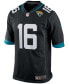 Фото #3 товара Men's Trevor Lawrence Black Jacksonville Jaguars Alternate 2021 NFL Draft First Round Pick Game Jersey