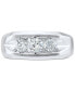 Men's Lab Grown Diamond Three Stone Ring (1 ct. t.w.) in 10k Gold