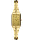 ფოტო #1 პროდუქტის Women's Essential Gold-Tone Stainless Steel Bracelet Watch 15mm