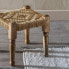 Bench Wood 40 x 40 x 40 cm Natural Fibre