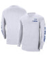 ფოტო #2 პროდუქტის Men's White Florida Gators Heritage Max 90 Long Sleeve T-shirt