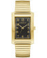 ფოტო #1 პროდუქტის Men's Dress Gold-Tone Stainless Steel Expansion Bracelet Watch 30mm