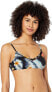 Roxy Women's 240722 Dreaming Day Full Bralette Bikini Top Swimwear Size XS