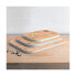 Бамбуковая Кухонная Доска Quid Синий Деревянный (33 x 23 x 1,5 cm)