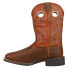 Фото #5 товара Justin Boots Bowline 11" Square Toe Cowboy Mens Brown, Orange Casual Boots SE75