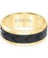 ფოტო #2 პროდუქტის Men's Black Tread Design Band in Tungsten Carbide