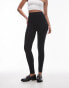 Topshop Tall ankle length legging in black