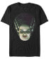 ფოტო #1 პროდუქტის Universal Monsters Men's Frankenstein's Bride Big Face Short Sleeve T-Shirt