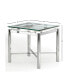Фото #4 товара Nova 24" Glass and Chrome End Table