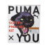 Фото #4 товара Puma X You Screen Print Kit Crew Neck Long Sleeve T-Shirt Mens White Casual Tops