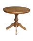 36" Round Top Pedestal Table with 12" Leaf