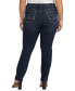 ფოტო #2 პროდუქტის Plus Size Suki Mid Rise Straight Leg Jeans