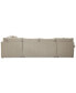 Фото #17 товара Wrenley 137" 5-Pc. Fabric L-Shape Modular Sleeper Sectional Sofa, Created for Macy's