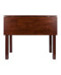 Фото #6 товара Perrone 34.06" Wood High Table with Drop Leaf