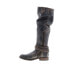 Фото #5 товара Bed Stu Eva F321120 Womens Black Leather Zipper Knee High Boots 6