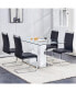 Фото #3 товара Modern Glass Dining Table for 6-8 People