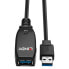 Lindy 43353 - 3 m - USB A - USB A - USB 3.2 Gen 1 (3.1 Gen 1) - Black