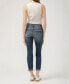 Women's Boyfriend Mid Rise Slim Leg Jeans Синий, 34 - фото #4