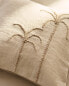 Фото #1 товара Декоративная подушка с вышитыми пальмами ZARAHOME