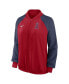 Women's Red Los Angeles Angels Authentic Collection Team Raglan Performance Full-Zip Jacket