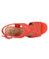 Фото #4 товара Women's Osanna Woven Raffia Platform Sandals