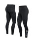 ფოტო #2 პროდუქტის Women's Black New York Yankees Wordmark Stack Leggings