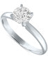 GIA Certified Diamond Engagement Ring (1 ct. t.w.) in 14k White Gold