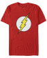 DC Men's The Flash Classic Lightning Bolt Logo Short Sleeve T-Shirt