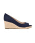 ფოტო #2 პროდუქტის Women's Nuri Peep Toe Espadrille Wedge Sandals