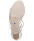 ფოტო #5 პროდუქტის Women's Stassey Bridal Strappy Block-Heel Sandals