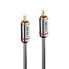 Фото #6 товара Lindy 2m Digital Phono Audio Cable, Cromo Line, RCA, Male, RCA, Male, 2 m, Anthracite