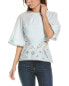 Фото #1 товара Ganni Broderie Anglaise Blouse Women's