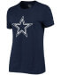 ფოტო #2 პროდუქტის Women's Navy Dallas Cowboys Logo Essential T-shirt