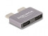 Delock Adapter USB 40 Gbps Type-C 2 x Stecker zu 2 Buchse Portschoner - Adapter