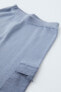 Фото #5 товара Трикотажные брюки с контрастным карманом ZARA