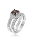 Фото #1 товара Suzy Levian Sterling Silver Cubic Zirconia Ring