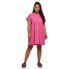Фото #10 товара Платье URBAN CLASSICS Органическое Имперское с оборкой лифа и короткими рукавами