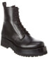 Valentino Leather Boot Men's Black 40