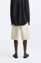 Фото #5 товара Джинсовые шорты с принтом с эффектом потертости ZARA